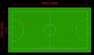53人7人足球场标准尺寸 足球场禁区尺寸